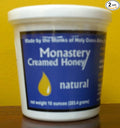 Monastery Creamed Honey - Pure Raw Virginia Honey - 2 Pack (10 oz per container)