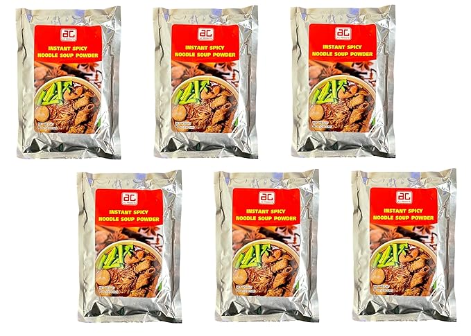 AquaNation Listing For A.C. Products Instant Spicy Noodle Soup Powder [ผงปรุงก๋วยเตี๋ยวเรือสำเร็จรูป] 8oz (230g) – Authentic Thai Boat Noodle Seasoning – Quick &amp Easy Preparation – Bold Flavor – I