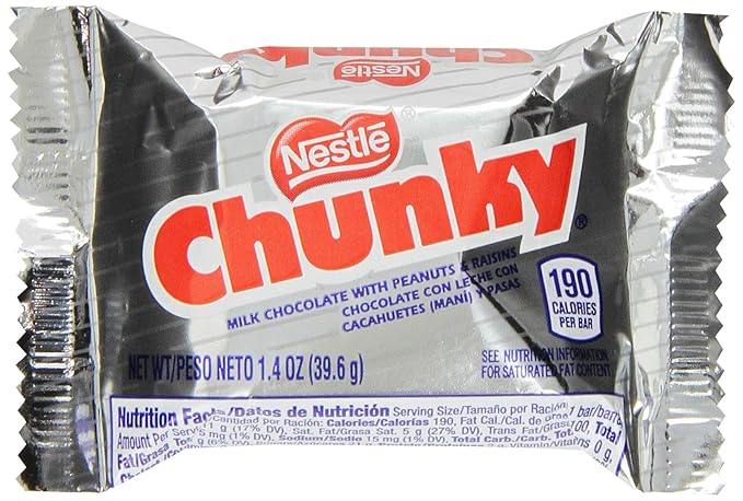 Chunky Single Candy Bars (Pack of 48)