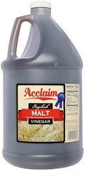 Acclaim English Malt Vinegar All Natural 128 Ounces (1 Gallon) - 5% Acidity