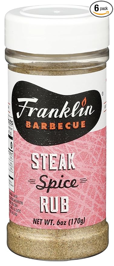 Generic F.ranklin BBQ Steak Spice Rub 6 oz (Pack of 6)