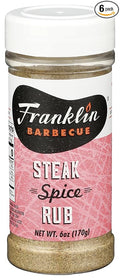 Generic F.ranklin BBQ Steak Spice Rub 6 oz (Pack of 6)
