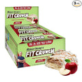 FITCRUNCH Snack Size Protein Bars 6-Layer Baked Bar 3g of Sugar &amp Soft Cake Core (9 Bars Apple Pie)