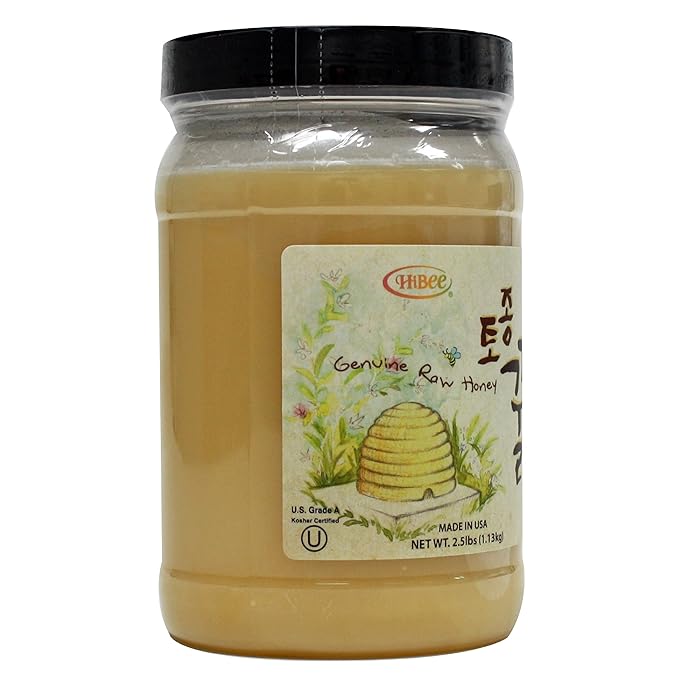 HIBEE Genuine Raw Honey_Kosher Certified (2.5lbs)