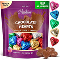Madelaine Milk Chocolate Mini Hearts Individually Wrapped Rainbow Foil - Easter Candy Bulk for Kids Classroom Gifts &amp Treat Bags 12 oz
