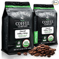 The Bean Organic Coffee Company Water Processed DECAF Milky Way Medium Roast Whole Bean Coffee 16-Ounce Bags (Pack of 2)