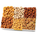Nuts.com Nuts Assortment Tray – Mixed Nut Sampler Box for Festive Gifts – 2 lb Care Package Includes a Heart Healthy Variety of Cashews Pecans Pistachios &amp More