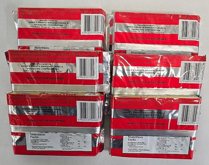 Unisman King Choc Nut Peanut Milk Chocolate Bars 24 Count 200g Pack of 6