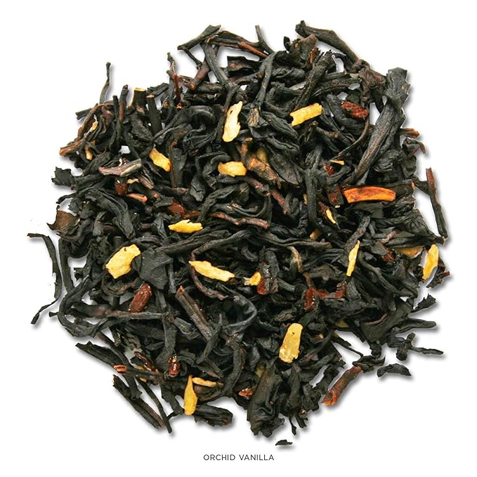 Tea Forte Premium Loose Leaf Tea Blend Resealable 1 Pound Bag Makes 160-175 Cups Orchid Vanilla
