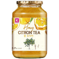 KPANTRY Korean Yuja Tea (Honey Citron) - Pure Yuzu Marmalade Concentrate with Real Citrus Slices &amp Honey Caffeine-Free – Hot/Iced Tea Spread &amp Smoothie Mix – 35.27 oz (1kg)