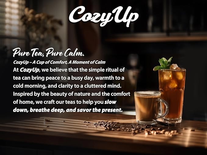 Cozy Up Peach Black Tea K-Cup Pods 36-Count Compatible with Keurig Brewers
