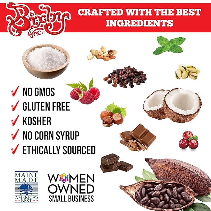 Bixby Dark Chocolate Candy Bars | Dark Chocolate Strawberry Cinnamon and Almond | Non GMO Gluten Free Vegan Chocolate Bar | Bulk Chocolate Bars 1.5oz (12-pack) | Chocolate Gift