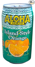 Aloha Maid Natural Drink Island Style Orange 11.5 Ounce (Pack of 24)