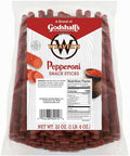 Weaver’s Pepperoni Snack Sticks (44 pepperoni flavored 7 pork snack sticks per 22oz bag)