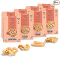 3 Farm Daughters High Fiber Pasta Variety Pack Includes Penne Elbow Rotini &amp Cavatappi Low GI Non GMO Low Net Carb Made in the USA 12 oz. (8 Pack)