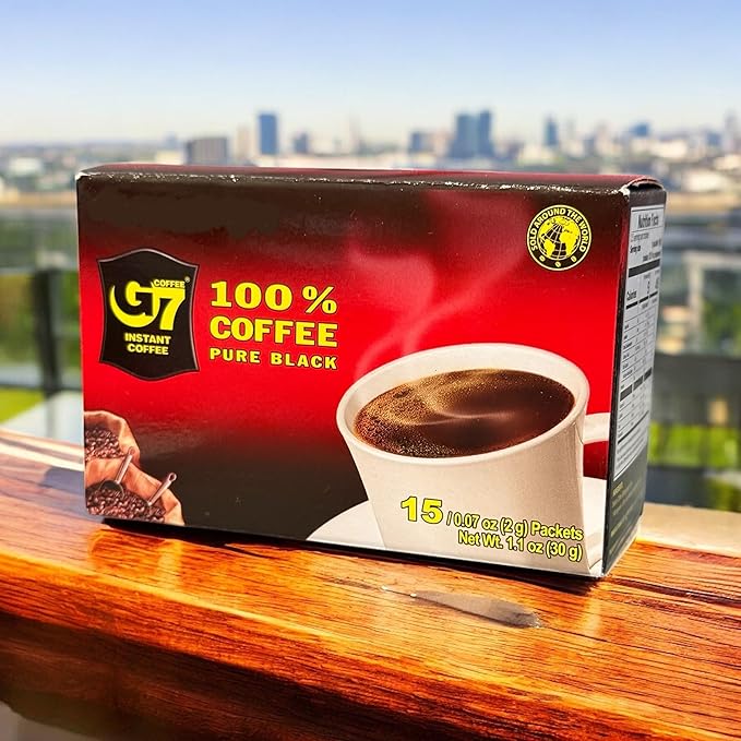 Instant Coffee Powder Quick Dissolving (2 PACKS PURE BLACK COFFEE)