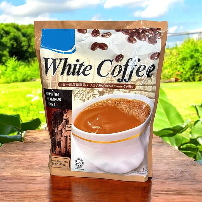 Instant Coffee Powder Quick Dissolving (1 PACK 3 IN 1 WHITE COFFEE)