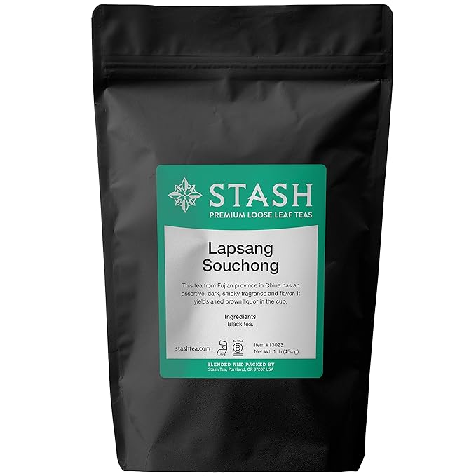 Stash Tea Lapsang Souchong Premium Black Loose Leaf Tea 16 Ounce