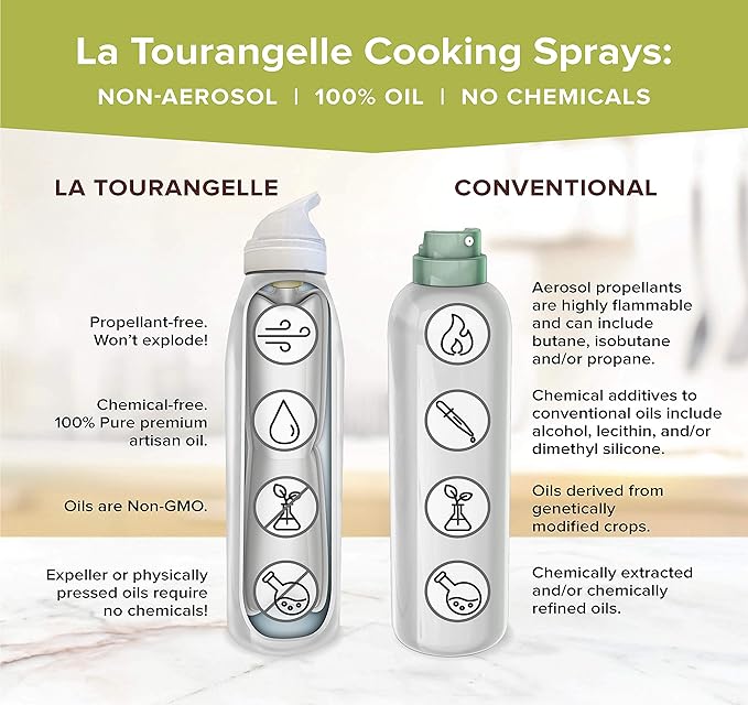 Generic La T.ourangelle Extra Virgin Olive Oil Spray 5 fl oz (Pack of 6)