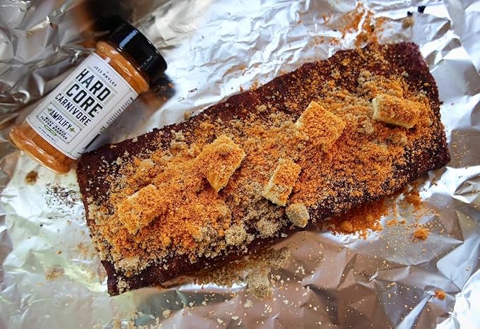 Hardcore Carnivore Amplify: Mega Savory Flavor Dust Seasoning (42 oz Mega Pack) Umami-Packed All -Purpose Texas-Made Blend for Meat Veggies and More