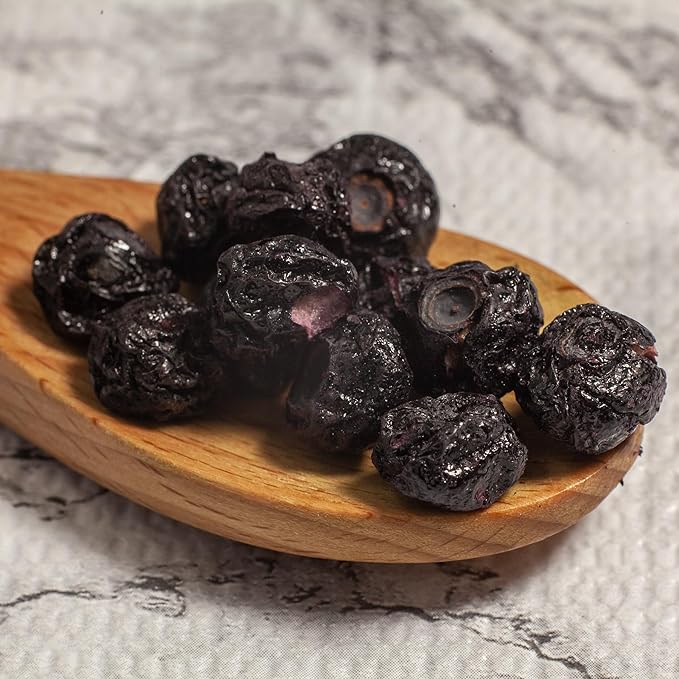 Survival Grocery® Freeze Dried Blueberries – Gluten-Free Unsweetened Blueberry Snack – Rich in Antioxidants Vitamin C &amp Fiber – Long Shelf Life Perfect for Smoothies Oatmeal Baking &amp On-t