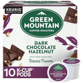 Green Mountain Coffee Roasters Dark Chocolate Hazelnut Coffee Keurig Single Serve K-Cup Pods 10 Count