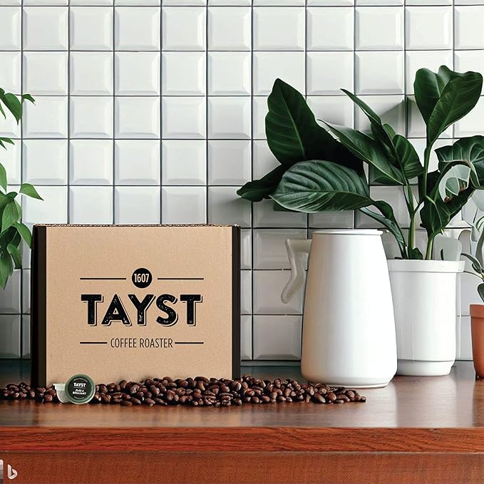Tayst Coffee Pods Variety Pack Assortment K Cups Compatible with Keurig Coffee Maker Sustainable Single Serve Pack of 50