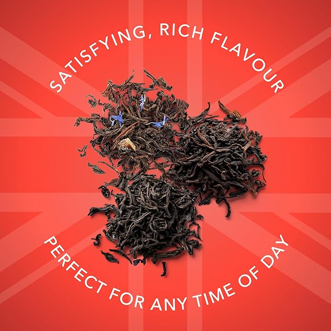 Twinings London Skyline Red White &amp Blue Commemorative Collection of Loose Leaf Teas Limited Edition Gift Set 100g Tins (Pack of 3) Original English Breakfast The Earl Grey &amp Lady Grey