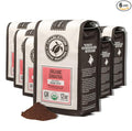 Charleston Coffee Roasters | Specialty Organic Ground Coffee | Hand Picked Premium Slow Roast (Sumatra Bold Roast) 12oz 6 pack