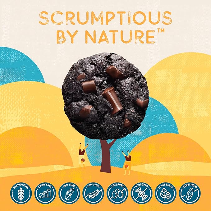 Autumn Sons Baking Co. Gluten Free Double Chocolate Chunk Cookie Mix. Vegan Plant Based Baking Mix. Top 9 Allergen Free. Dairy Free Nut Free Soy Free Non GMO 9.3 oz (Pack of 3)