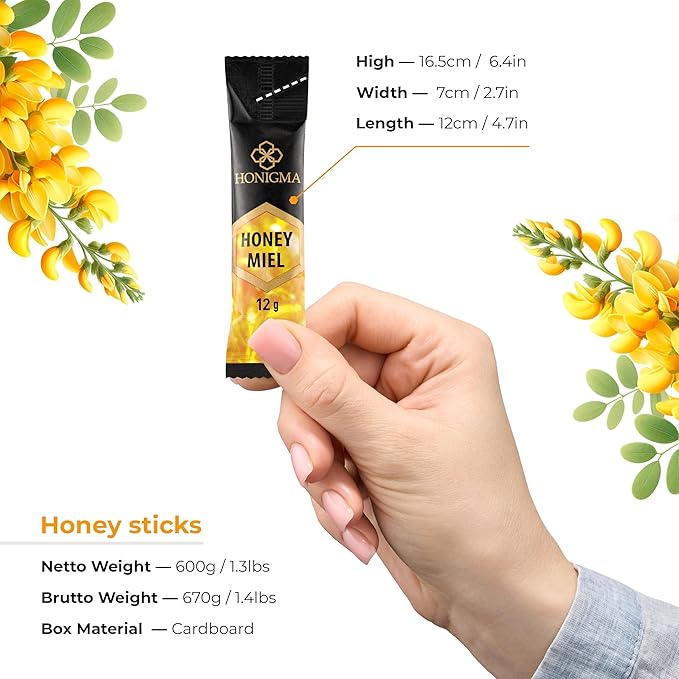 Honigma Honey Collection | Pure &amp Exquisite | Sustainably Sourced from Ukraine | Pack of 6