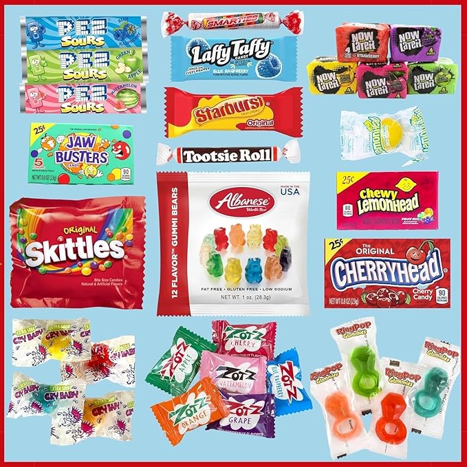 ULTIMATE Assorted Classic Candy Variety Mix Fun Mega Variety Pack! Individually Wrapped Minis Bulk Fun Size Assortment Perfect Treat Mix For Christmas Gifts &amp Stockings Parties Parades &amp