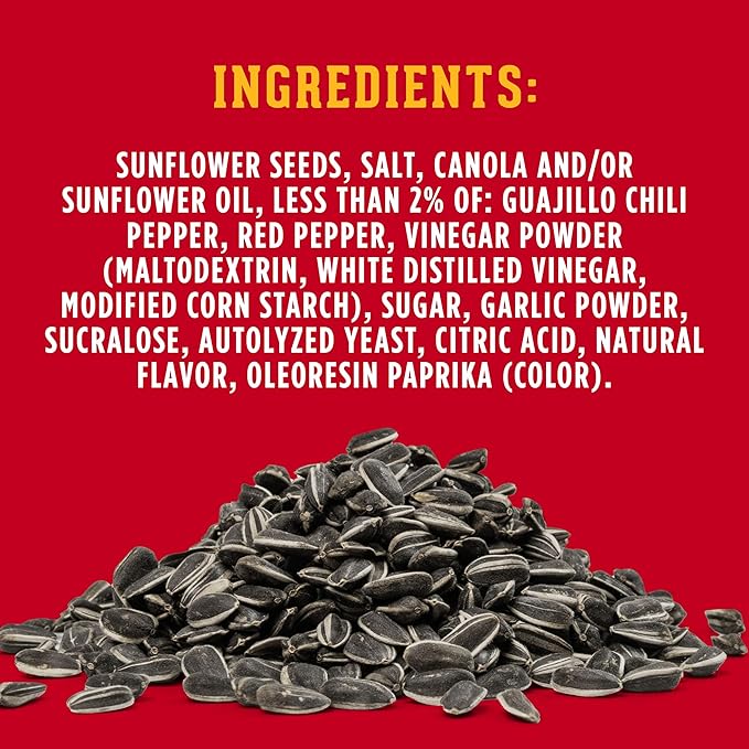 DAVID Roasted and Salted Sweet and Spicy Jumbo Sunflower Seeds Keto Friendly 5.25 oz 12 Pack