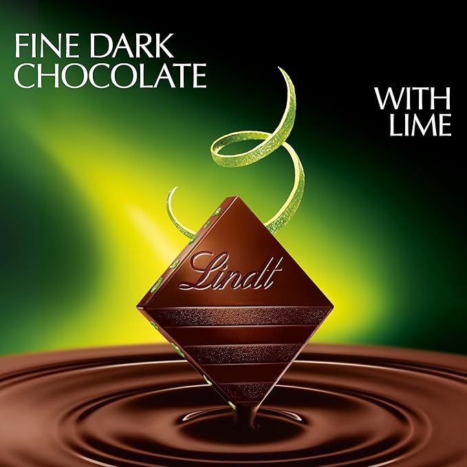 Lindt EXCELLENCE Lime Dark Chocolate Candy Bar 12 Pack 3.5 oz. Bar