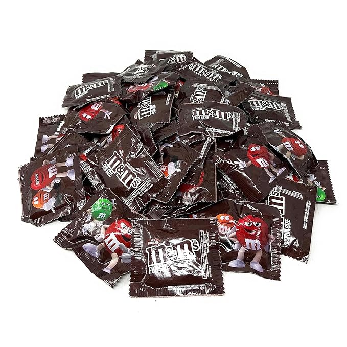 M n M's Milk Chocolate Candy - 2 lbs Bulk Pack - Individually Wrapped Fun Size Candy for Freshness - Colorful Delicious Sweets for Kids Adults Pantry Office &amp Birthdays