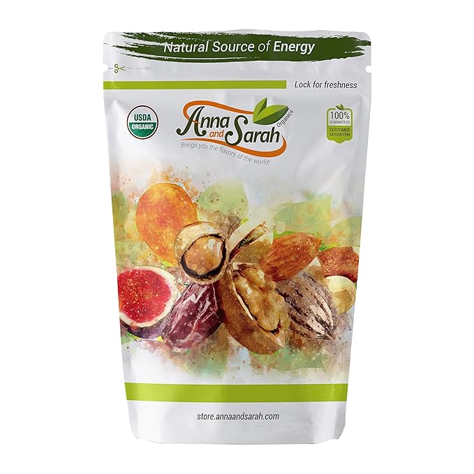 Anna and Sarah Organic Dried Crystallized Ginger in Resealable Bag 5 Lbs