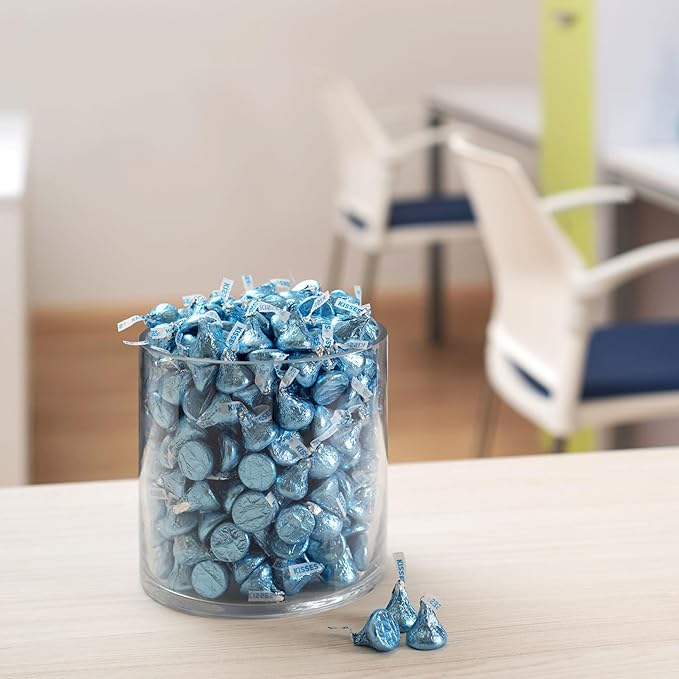 HERSHEY'S KISSES Milk Chocolate Candy Bulk Bag Great Holiday Candy and Stocking Stuffers 60 oz