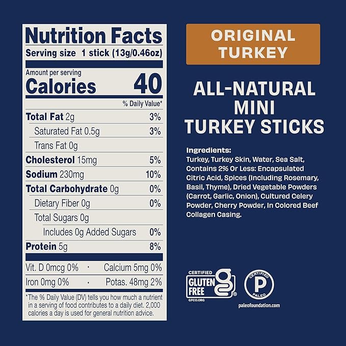 Archer Jerky Mini Beef Jerky Sticks - Grass-Fed Beef Sticks Individually Wrapped Mini Protein Snack Packs Bulk Gluten Free Paleo Keto - .5 oz Original Beef (Pack of 28) &amp .5 oz Original Turkey