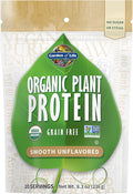 Garden of Life Organic Plant Protein Unflavored Protein Powder with Probiotics &amp Enzymes – Plant Based Powder Amino Acids Non-GMO Grain-Free Gluten-Free Vegan 10 Servings