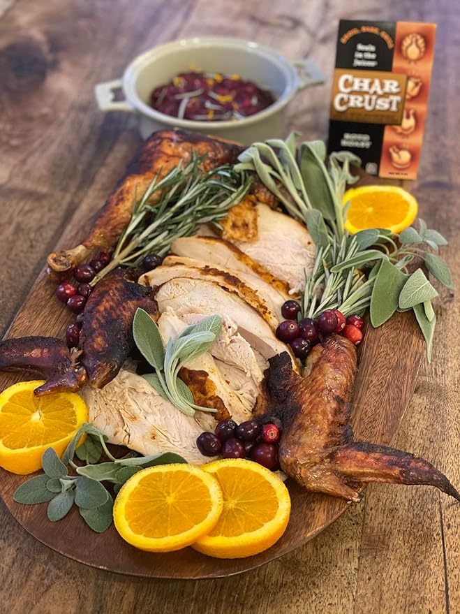 Char Crust Classic Turkey Rub | No Brine Needed | All-in-one seasonings | Perfect for Turkey Poultry and Potatoes | Signature Crust that Seals in the Juices 20 Ounce Chef Shaker Jar (Pack of 1)