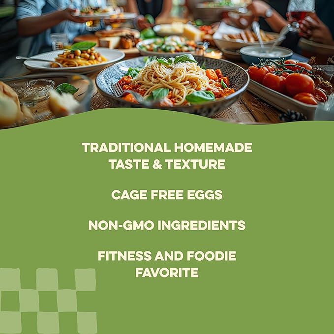 Al Dente Carba-Nada Cavatappi - Low Carb High Protein - Keto &amp Point-Based Diet-Friendly Artisanal Pasta Noodles Cage-Free Eggs &amp Non-GMO Ingredients. 12oz Bags (Pack of 8)