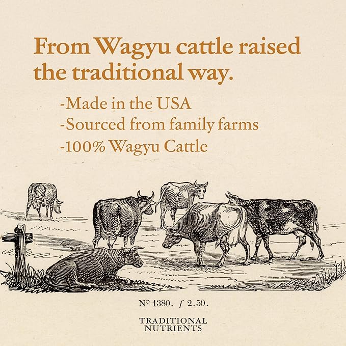 Wagyu Beef Tallow 28oz 100% Pure Suet Kidney Fat Triple-Rendered USDA Inspected 1.75lbs