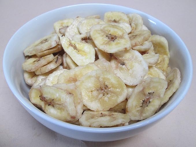 Dried Organic Banana Chips 14 lbs/case