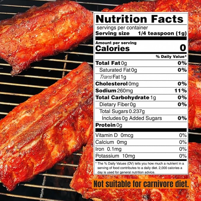Hardcore Carnivore Red - All Purpose Seasoning (48 oz Mega Pack) Texas-Made for Pork Chicken BBQ Grilling and Smoking