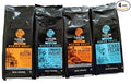 Cafe Ole Gourmet Ground Coffee Sampler Bundle (4 Flavors 1.75 oz Each) – Texas Pecan Taste of Austin Taste of San Antonio Cinnamon Hazelnut