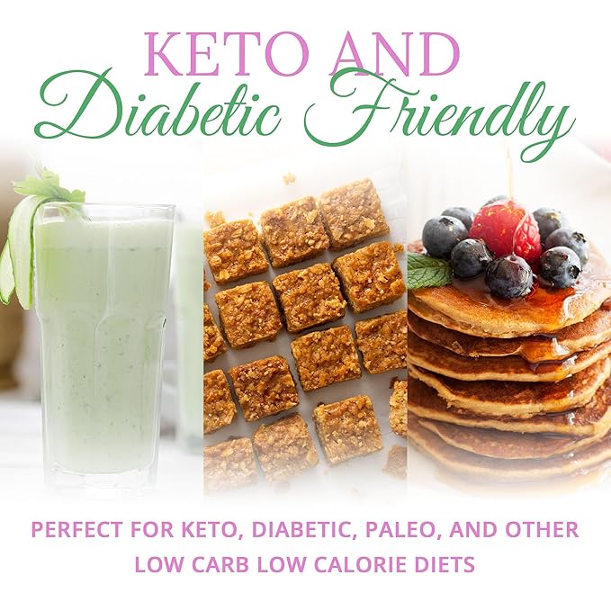 Keystone Pantry - Allulose Sweetener Low Calorie and Low Carb Sugar Substitutes Natural Allulose Sugar Substitute Gluten Soy and Sugar Alcohol-Free 3 Lbs.