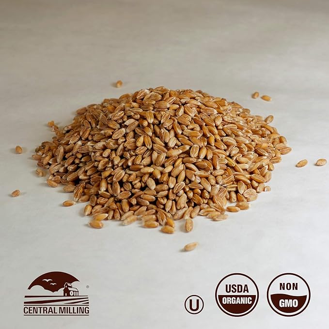 100% Organic Spelt Berries - 25 lbs