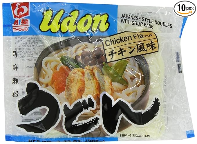 Myojo Japanese Style Noodles with Soup Base Chicken Flavor 7.25-Ounce (Pack of 10)
