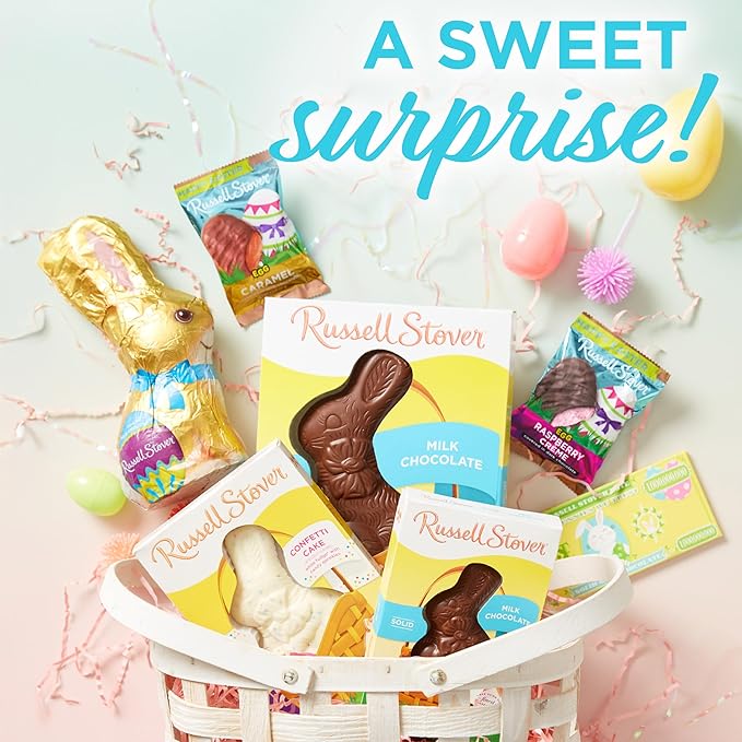 RUSSELL STOVER Easter Raspberry Crème Dark Chocolate Easter Egg 1.3 oz. (Pack of 18)