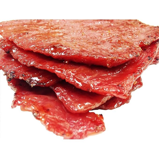 Singapore Street Food Fire-Grilled Beef Jerky (Original Flavor 8oz) *Fresh Grilled to Order *Shipped the Same Day *L.A. Times Handmade Gift Winner